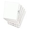 Avery 11 in. x 8.5 in. 26-Tab Avery Style C Preprinted Legal Exhibit Side Tab Index Dividers - White (25/Pack)
